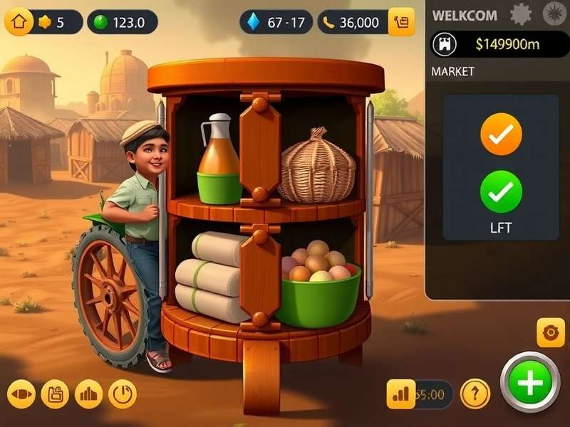 Cumin Pioneer India gameplay screenshot showing farming interface